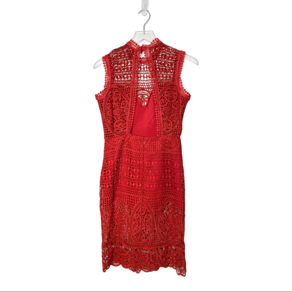 SOLD LOVERS Friends crochet halter dress bodysuit - Picture 3 of 16